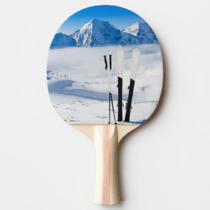 Berg och skidar utrustning pingisracket