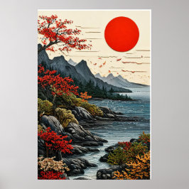 Berg och skog poster