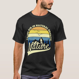 Berg- och skogscen Silhouette 4 T Shirt