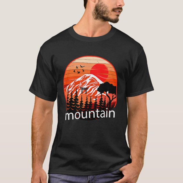 Berg- och skogsområde 31 t shirt (Framsida)