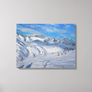 Berg överträffar Tignes 2009 Canvastryck