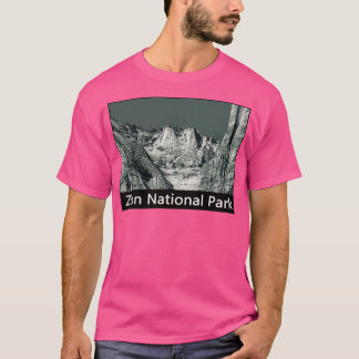 Berg på Zions nationalparksresmål T Shirt