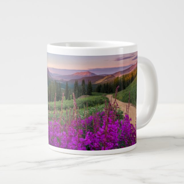 Berg | Rocky mountains, Colorado Jumbo Mugg (Framsida höger)