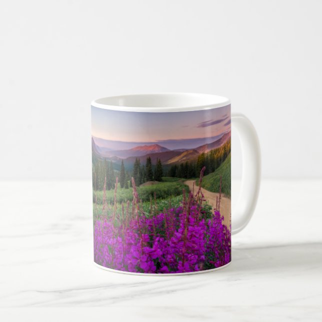 Berg | Rocky mountains, Colorado Kaffemugg (Framsida höger)