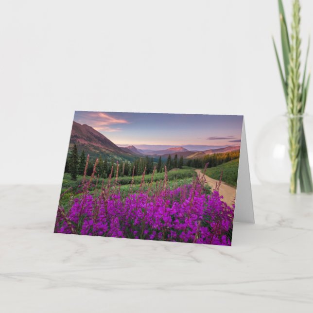 Berg | Rocky mountains, Colorado Kort (Framsida)