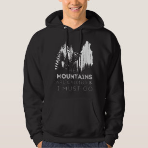 Berg ropar och jag måste gå ylande Wo Hoodie