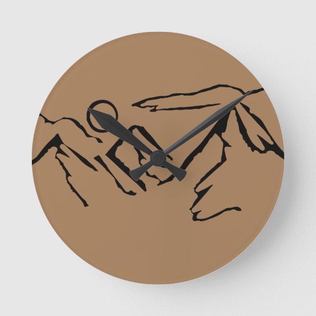 Berg Rund Klocka (Framsida)