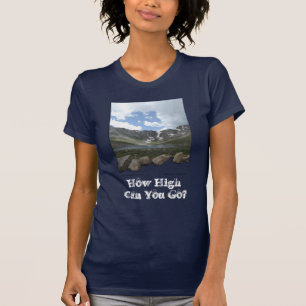 Berg sjö på Mt. Evans i Colorado T Shirt