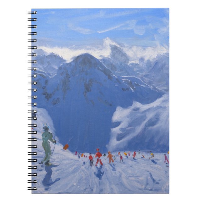 Berg skuggar 2009 anteckningsbok med spiral (Framsidan)