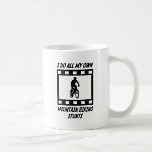 Berg som cyklar jippon kaffemugg