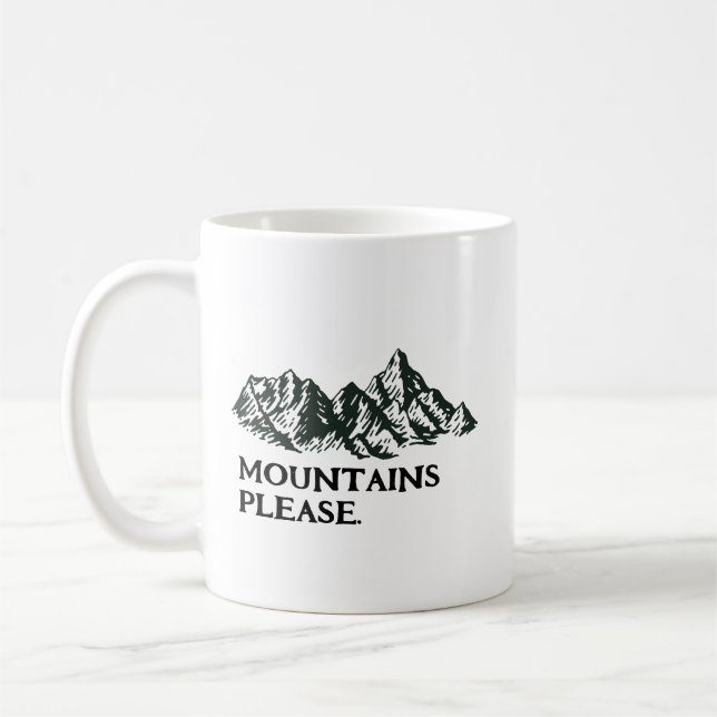 Berg som kallar kaffemugg (Vänster)
