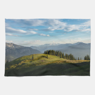 Berg   Spitzingsee Sjö, schweiziska Alpernor Kökshandduk