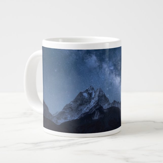 Berg | Thamserku Mountain, Nepal Jumbo Mugg (Framsida vänster)
