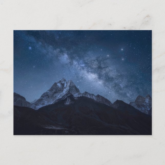 Berg | Thamserku Mountain, Nepal Vykort (Framsida)