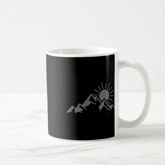 Berg, Vandring, Camping, Klättring, Utomhus _1 Kaffemugg (Höger)