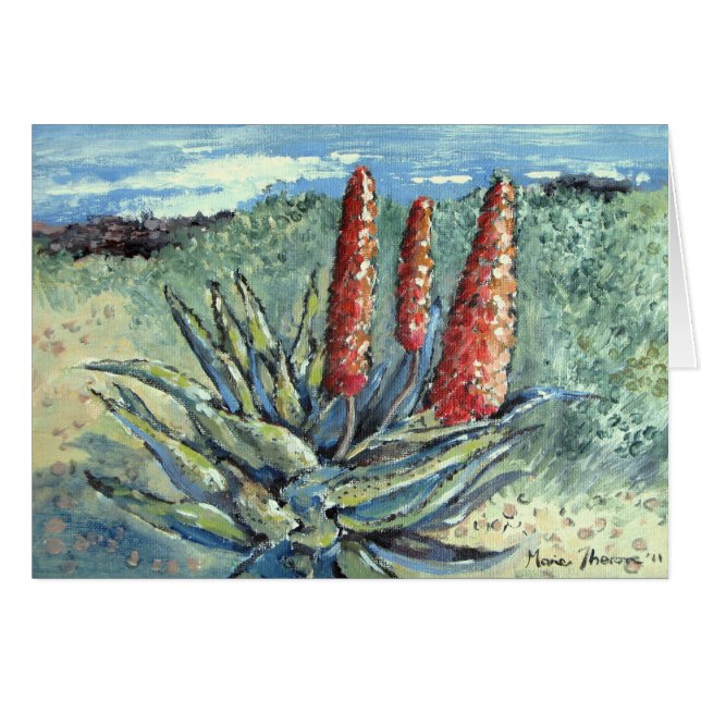 BergAloe Hälsningskort (Framsidan Horizontal)