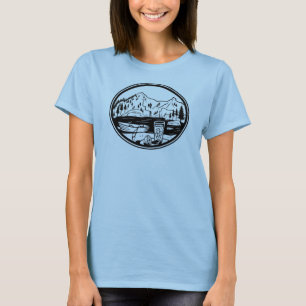 Bergälskare hjärta t shirt