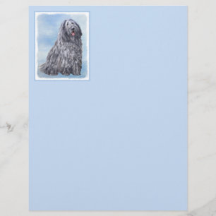 Bergamasco Sheepdog Painting - Cute Original Hund