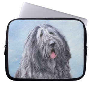 Bergamasco Sheepdog Painting - Cute Original Hund Laptop Fodral