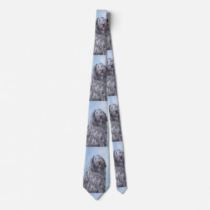 Bergamasco Sheepdog Painting - Cute Original Hund Slips