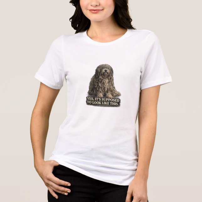 Bergamasco Shepherd Tröja  (Framsida)