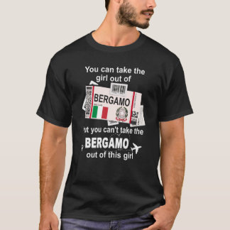 Bergamo Boarding Pass Bergamo Girl Bergamo T Shirt