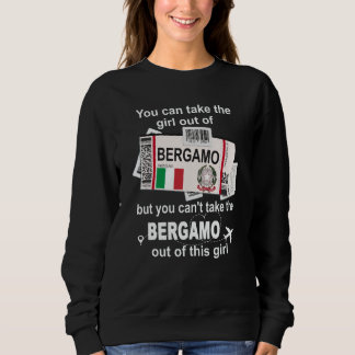 Bergamo Ombordstigningskort Bergamo Flicka Bergamo T Shirt