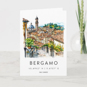 Bergamo Watercolor 2 Kort