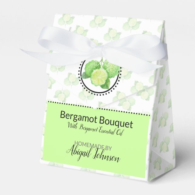 Bergamot Citrus | Homemade Bath & Body Box Presentaskar (Framsidan Sidan)