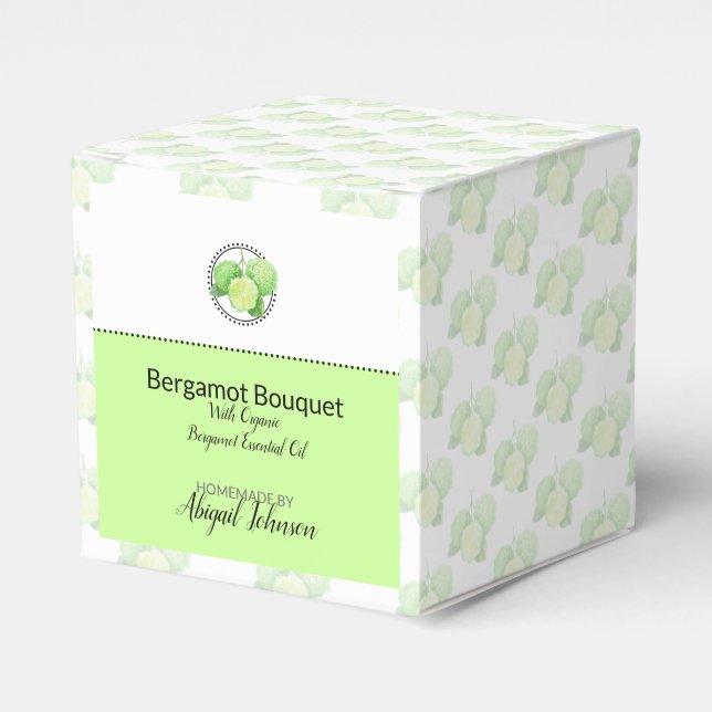 Bergamot Wildblomma | Bath & Body Packbox Presentaskar (Framsidan Sidan)