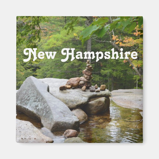 Bergar i New Hampshire Magnet (Framsidan)