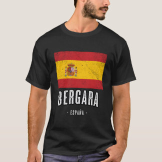 Bergara Spain Es Flag City Bandera Ropa T Shirt