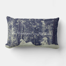 Bergarna är min hemsida lumbarkudde