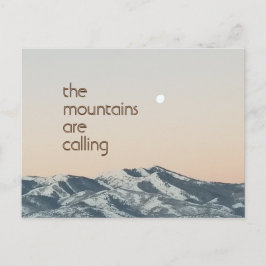 Bergarna ringer upp fotovykort vykort