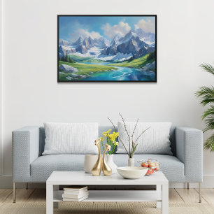 Bergarnas gudomliga fredliga natur poster