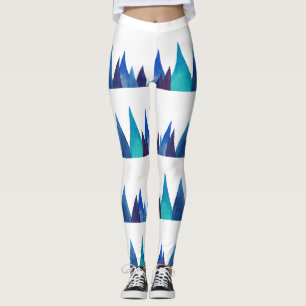 Bergarnas högsta Abstrakt Art Leggings