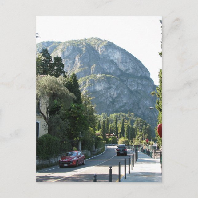 Bergarnas sjö Como-Italien Vykort (Framsida)