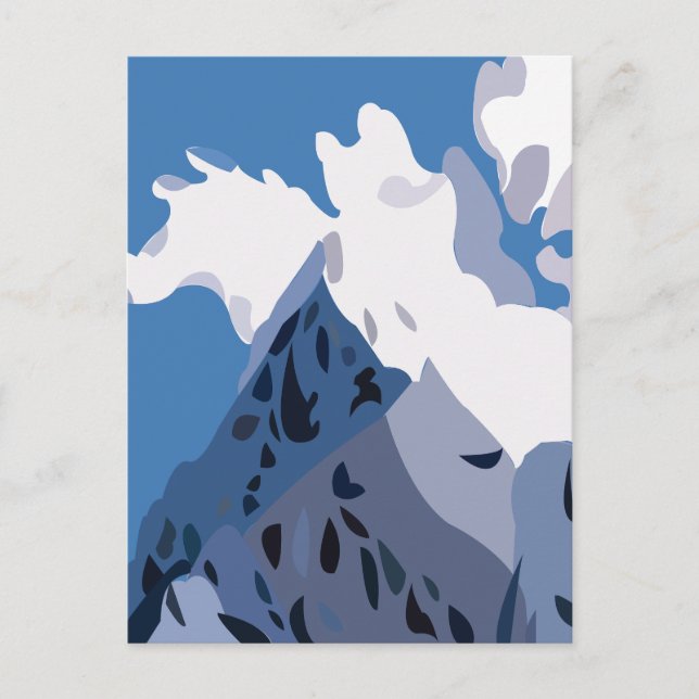 Bergarnas toppnatur vykort (Framsida)