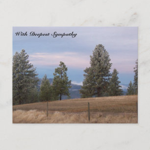 Bergarnas Träd bible Verse Sympathy Card Kort