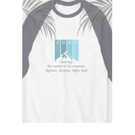 Bergbaseboll T-shirt