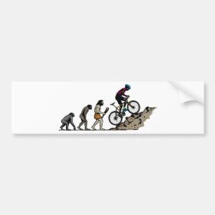 Bergbiker Bildekal