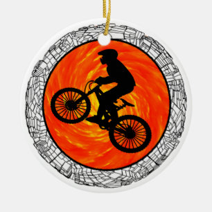 BERGBIKERNA JULGRANSPRYDNAD KERAMIK