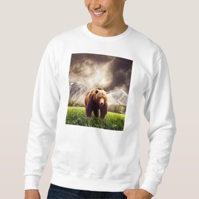Bergbjörn Sweatshirt (Framsida)