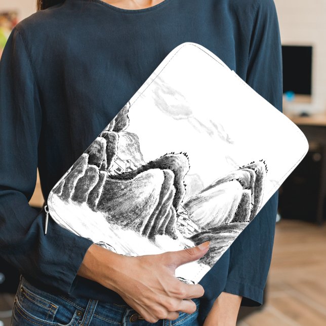 Bergbyn - Bläck Laptop Fodral (Skapare uppladdad)