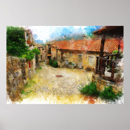 Bergbyn, Casal de São Simåo Portugal Poster
