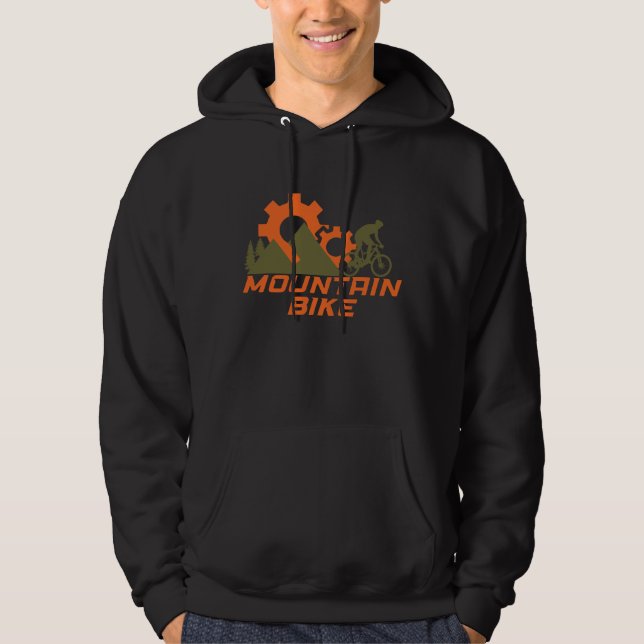 Bergcykel Hoodie (Framsida)