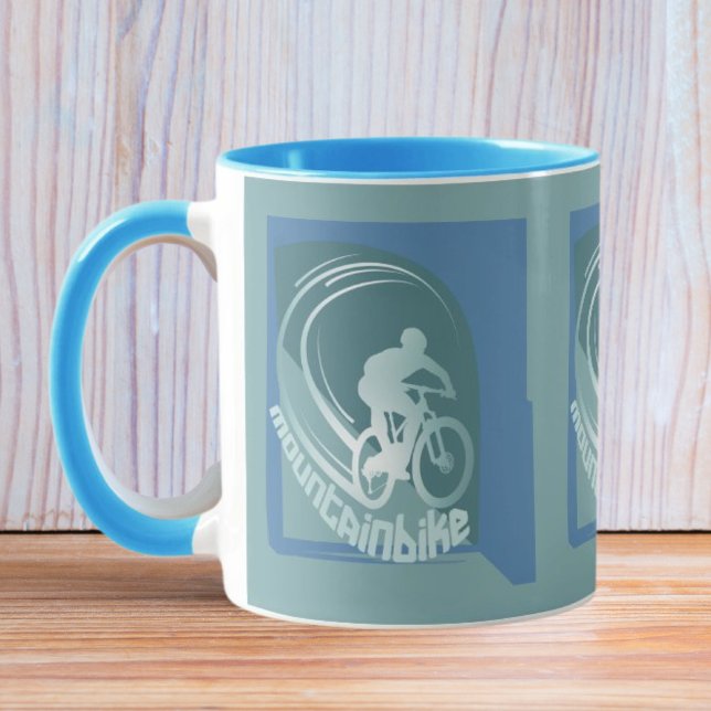 Bergcykel MTB Bergcykelgåva Mugg (Skapare uppladdad)