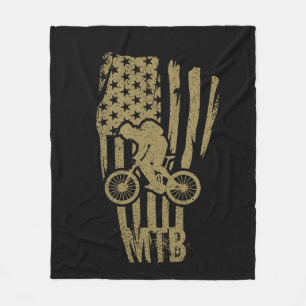 Bergcykelmtb-rider Fleecefilt