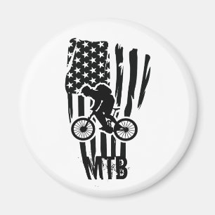 Bergcykelmtb-rider Magnet