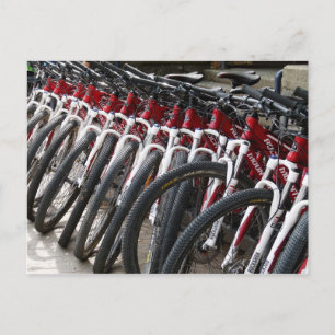 Bergcyklar i rad vykort